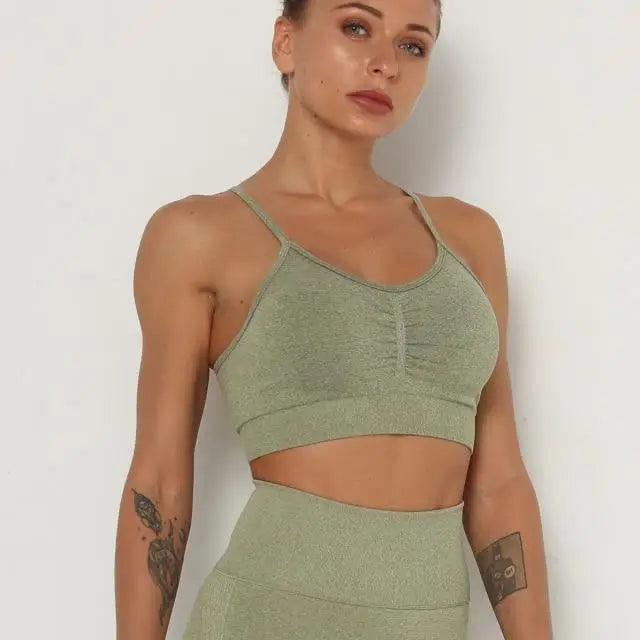 Women's Push Up Sports Fitness Brassiere