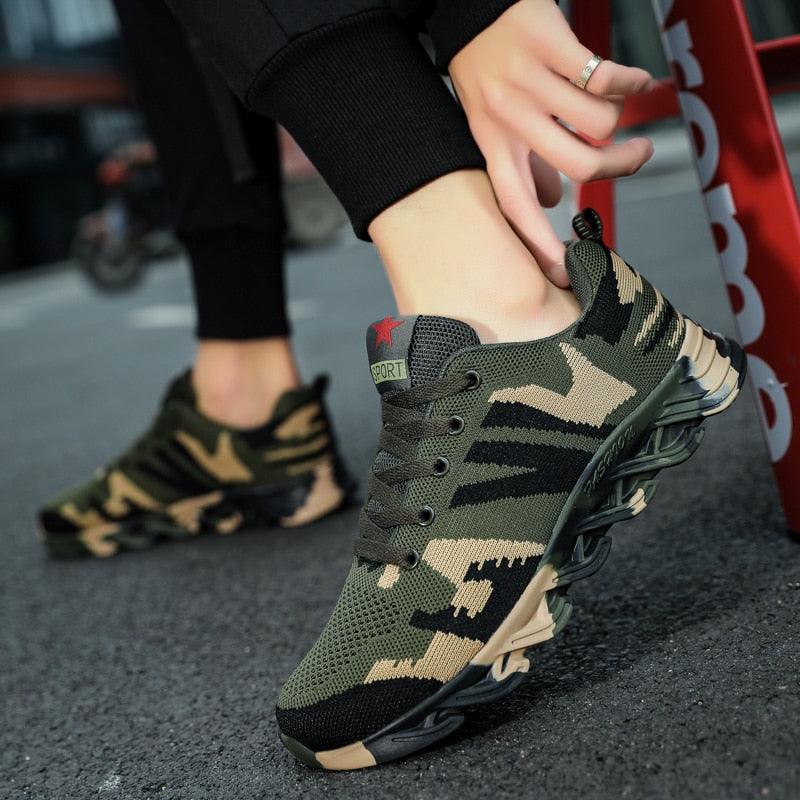 Unisex Breathable Camouflage Walking/Jogging Sneakers