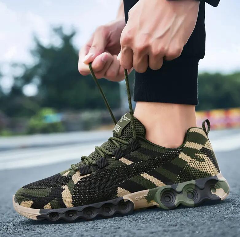 Unisex Breathable Camouflage Walking/Jogging Sneakers