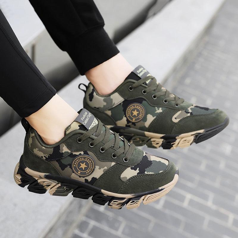 Unisex Breathable Camouflage Walking/Jogging Sneakers