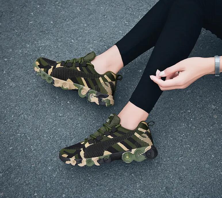 Unisex Breathable Camouflage Walking/Jogging Sneakers
