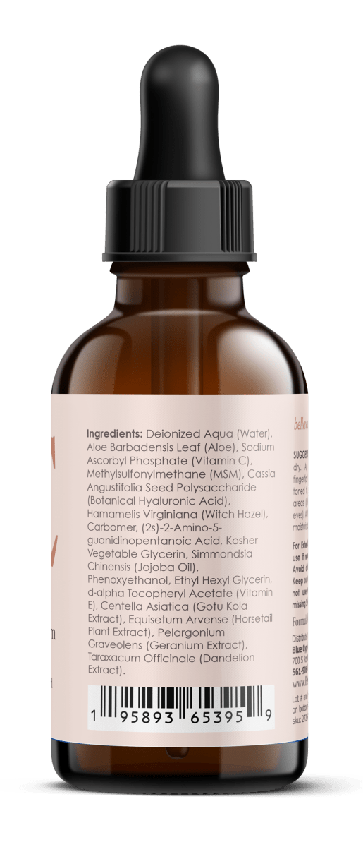 Bellawell Vitamin C Serum for Face With Hyaluronic Acid, Vitamin E, Aloe Vera, and Jojoba oil