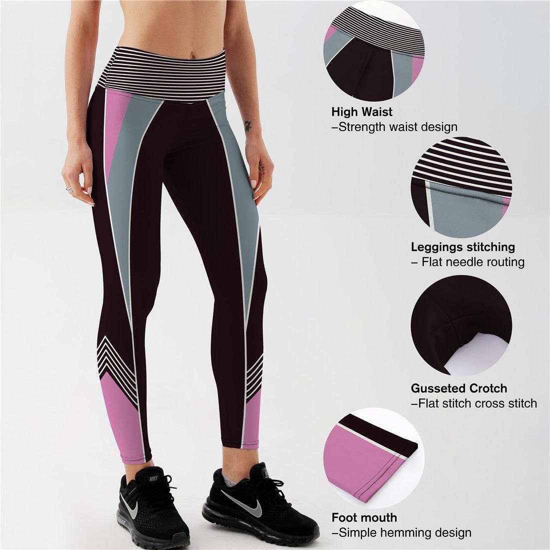 Women's Leggings High Waisted Compression For Yoga Running Gym & Everyday Fitness
