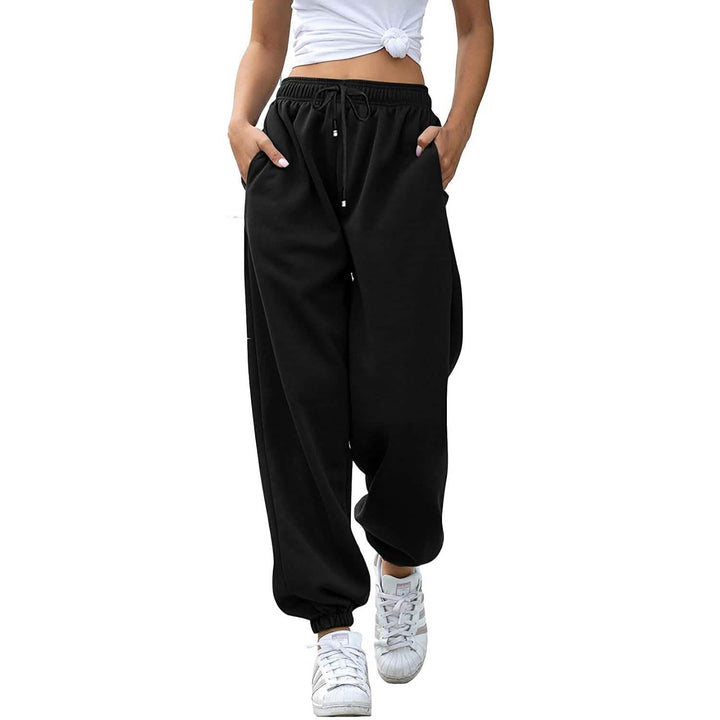 Women's Belted Sweatpants with Pockets