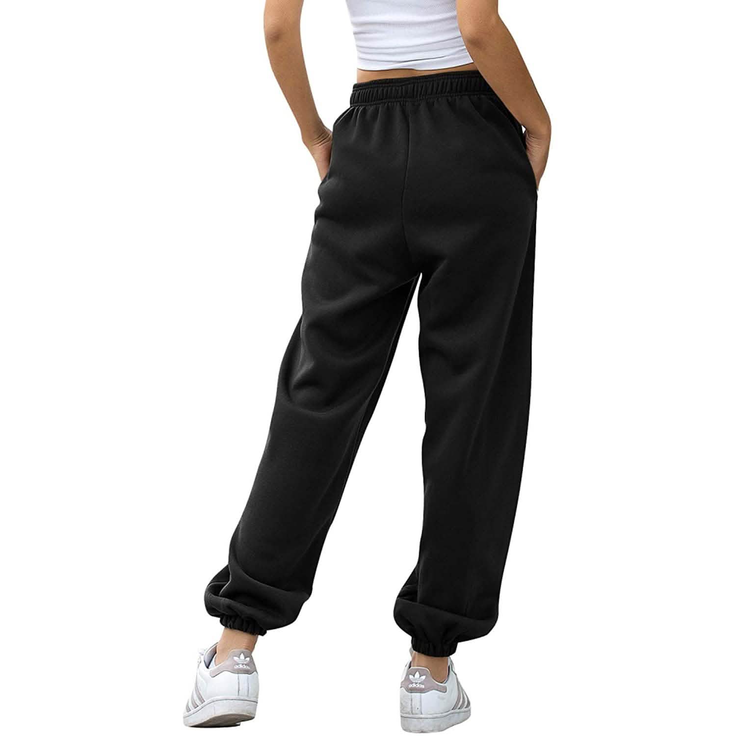 Women's Belted Sweatpants with Pockets