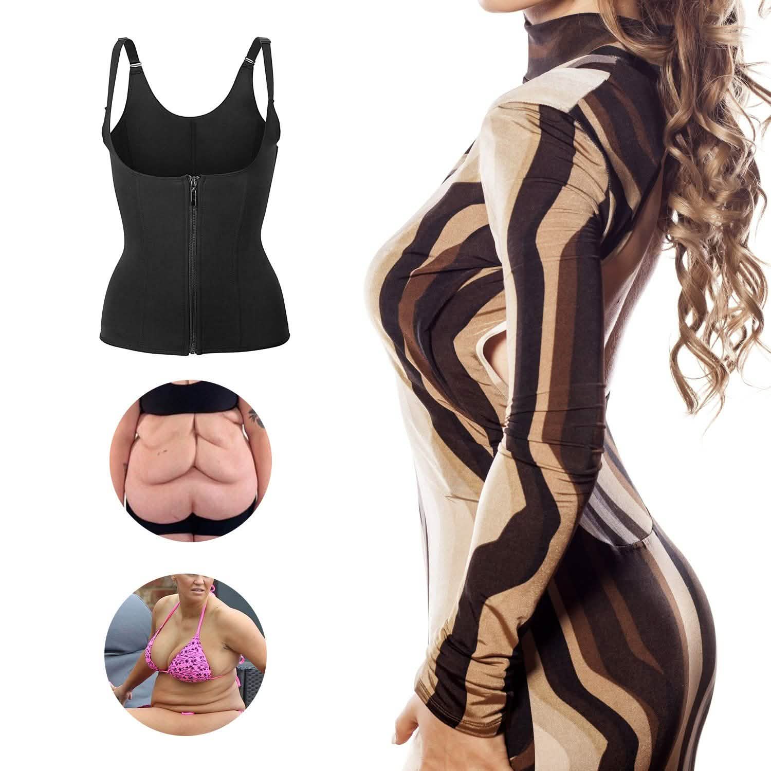 Women's Zippered Waist Trainer Corset