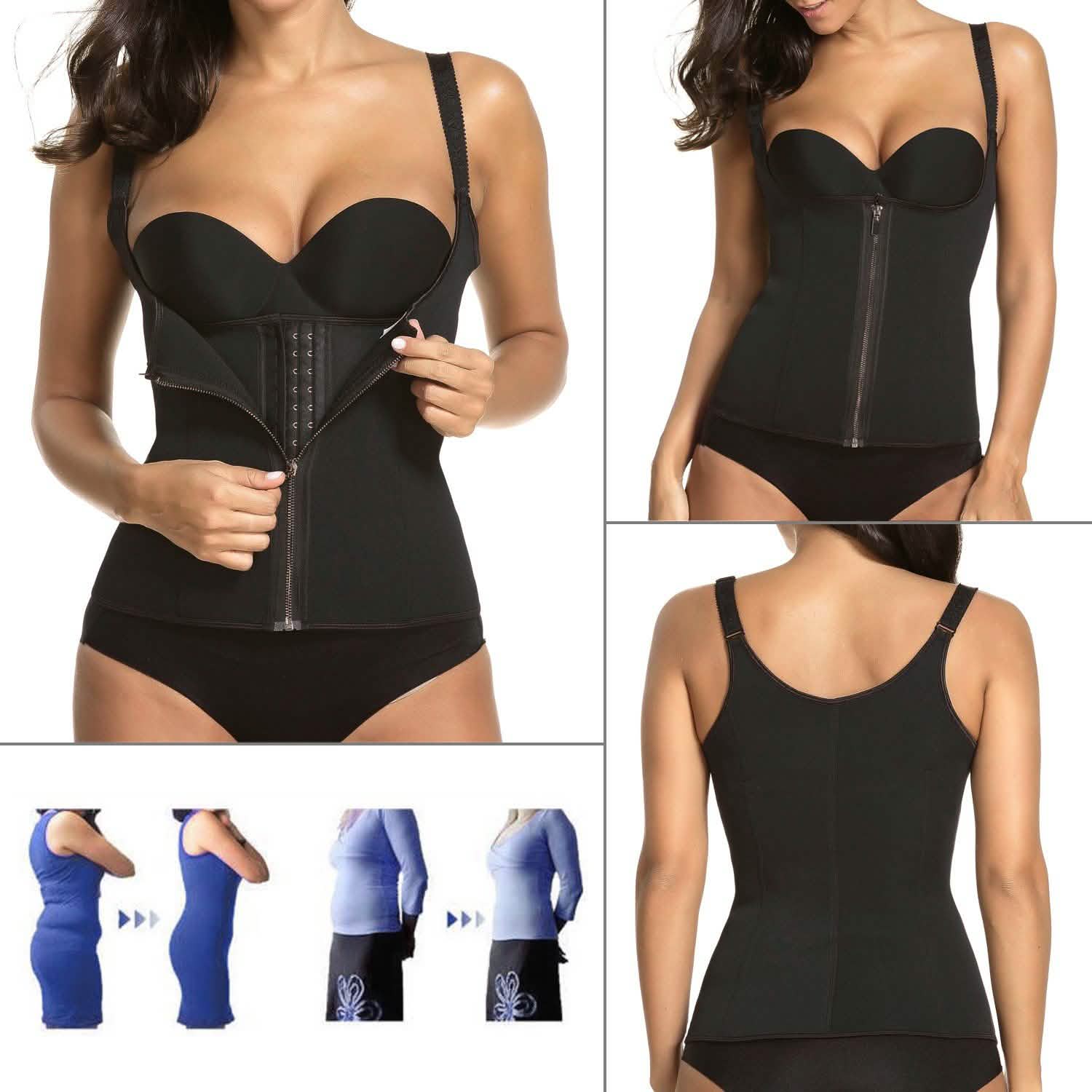 Women's Zippered Waist Trainer Corset