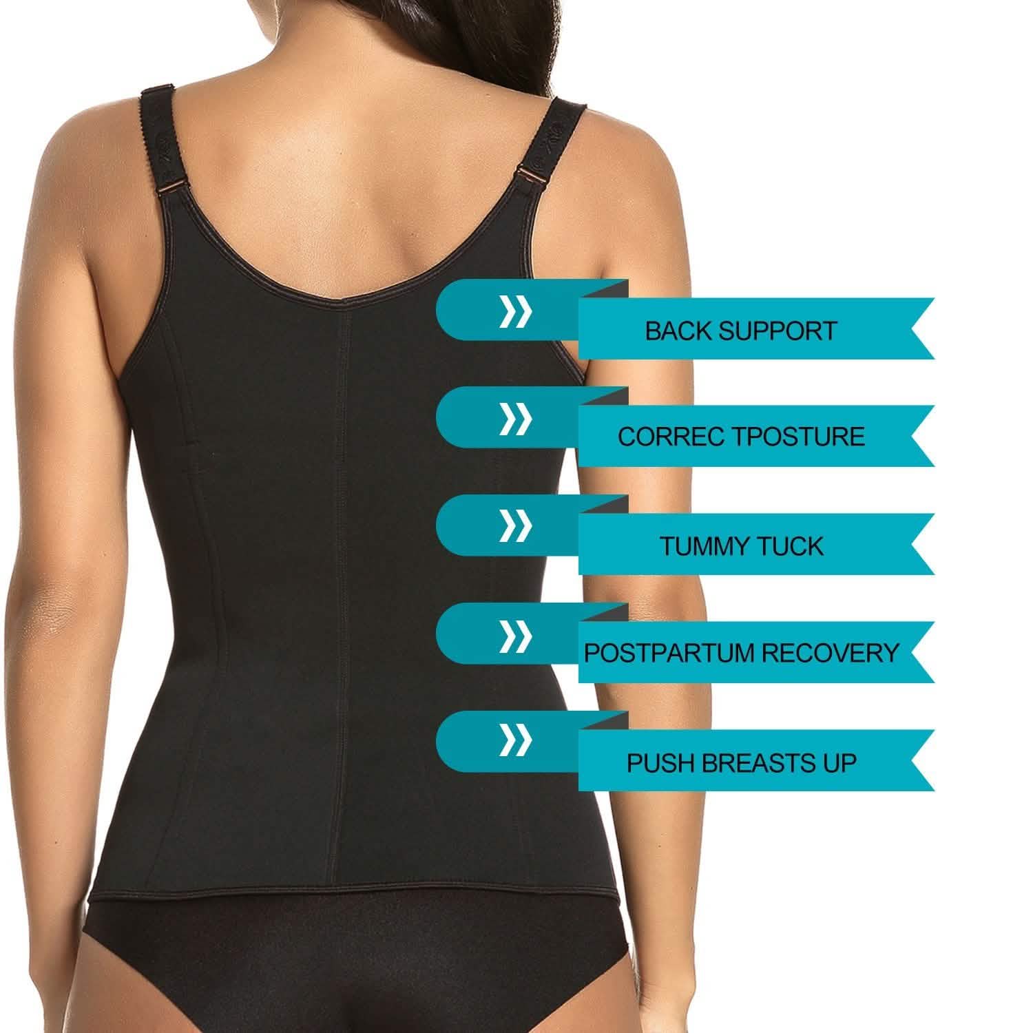 Women's Zippered Waist Trainer Corset